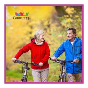 img of a couple riding bikes